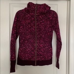 Lululemon Scuba Zip Up Hoodie - Burgundy